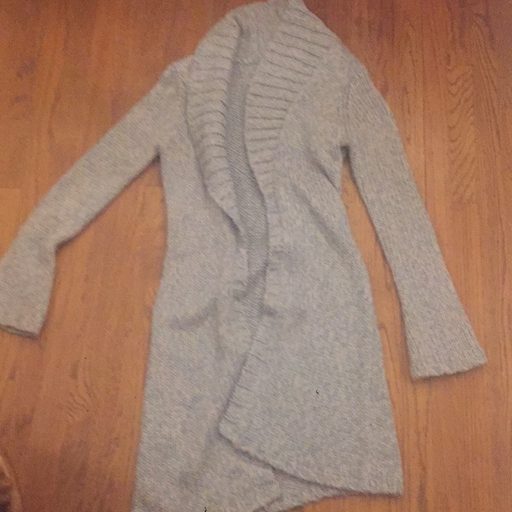 Arden B long cable knit sweater super soft!